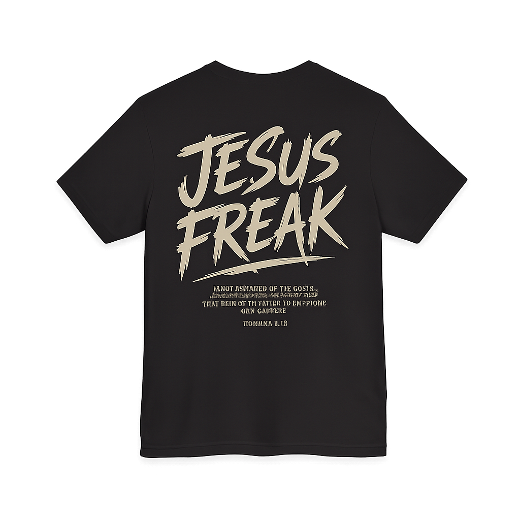 Jesus Freak Graphic Tee — Bold Christian Faith T‑Shirt