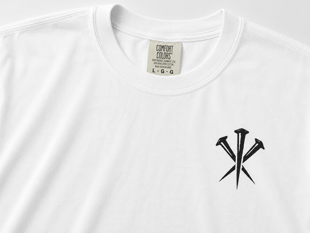Three Nails - Jesus is King Tee