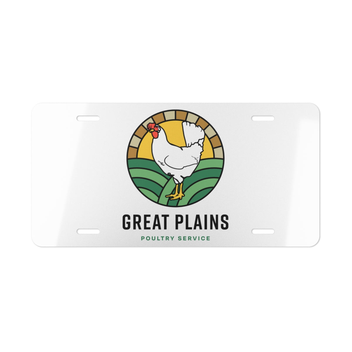 Great Plains Poultry Vanity Plate